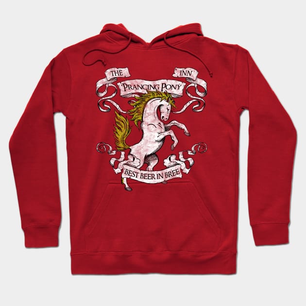 The Prancing Pony Hoodie by MARTYRart